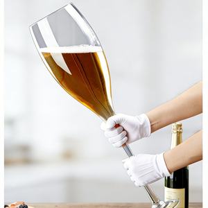 <span class=keywords><strong>Verre</strong></span> à vin transparent surdimensionné personnalisé réutilisable extra large, <span class=keywords><strong>verre</strong></span> à bière géant sur pied - Product Image 1