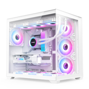 High-Airflow Black ATX PC <strong>Case</strong> 175mm <strong>CPU</strong> Cooler Support 7-Slot <strong>Vertical</strong> GPU 400mm &amp; Triple 360mm Radiator Front USB 3.0 - Product Image 4