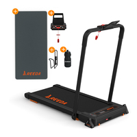 Caminadora Eléctrica Plegable KREEDA de 12 km/h con Tapete para Correr y Accesorios, Máquina de Fitness para Gimnasio en Casa