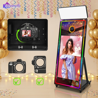 Ensemble complet de photomaton miroir magique avec imprimante