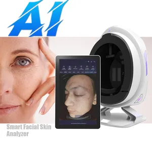 Professional 3d Skin Test Analyzer Face Analyzing Device Ai Smart Moisture Skin Detector Analyzer Face Machine Facial Scanner