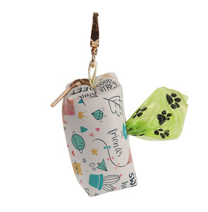 Distributeur de sacs à déjections pour animaux de compagnie, adorable, pratique, grand espace, imperméable, réutilisable, portable - Product Image 3