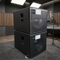 Système de subwoofer Crossover avec haut-parleur LF de 18 pouces, 800 W RMS/3200 W de puissance de crête |   Caisson de basses pour sonorisation professionnelle pour événements en plein air