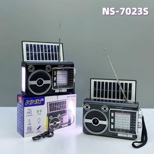 Ngoài trời đài phát thanh loa với panel năng lượng mặt trời Torch BT/USB/<span class=keywords><strong>TF</strong></span>/FM/AM/SW1-6 8 ban nhạc loa NS-7023S - Product Image 3