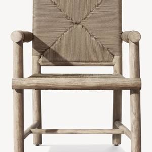 Silla de Jardín de Madera Maciza, Estilo Rústico, Muebles Duraderos para Exteriores - Product Image 3