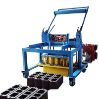 Machine à fabriquer des blocs de béton, ciment et sable QT4-40, manuelle, économique, pour la fabrication de briques de pavage