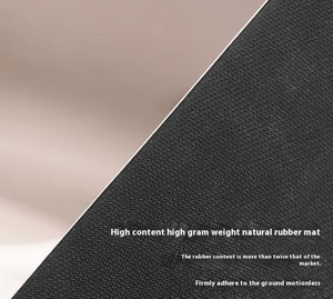 Tapis de yoga MD MD-R1003 extra long, écologique, en caoutchouc naturel PU, sable olive, 5 mm, antidérapant, imperméable, pliable, pour entraînement à domicile et fitness - Product Image 4