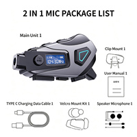LDQ LDQ233 pour écouteurs pour casque, utilisation comme haut-parleur, radio FM, assistant vocal, étanche, longue durée de vie de la batterie