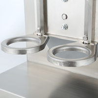 Machine à secouer le thé au lait automatique HENGZHI à deux tasses pour la production de thé à bulles en grande quantité dans les cafés, les restaurants et les magasins de boissons