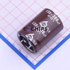 ตัวเก็บประจุแบบอิเล็กโทรไลต์อะลูมิเนียมแบบ Snap-in รุ่น TLS450V390M30*40 ชนิด Through hole (THT) ขนาด D30xL40 มม. 390uF 20% 450V 10 มม. - Product Image 1