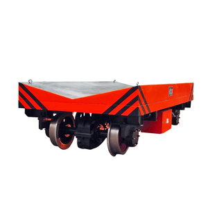 공장 전기 터닝 레일 장착 트랜스퍼 트롤리 트랜스퍼 카트 및 레일 플랫 카트 - Product Image 6