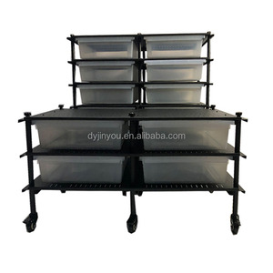 Produttori di rack per rettili impilati per la rimozione di metalli caldi 107*61.5*90cm serpente pitone cobra lucertola gabbia per l'alimentazione rack di allevamento - Product Image 5
