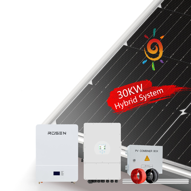 8kw Hybrid Power System 10 Kva Lithium Battery Electric Sun Power Five Star Solar Panels