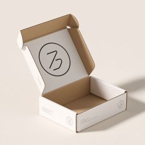 Custom logo Care Packaging Box, Black Paper <b>Mailbox</b> Beauty Mail Transportation Box Custom Colour Gift Box - Product Image 4