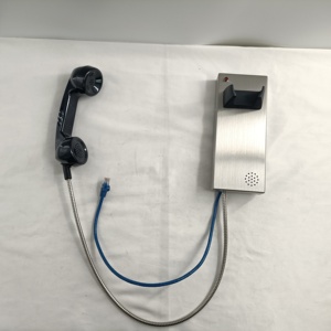 Téléphone d'urgence industriel KNZD-14, ligne directe, étanche IP55, VOIP SIP analogique, téléphone SOS avec combiné pour tunnel, autoroute, métro - Product Image 4