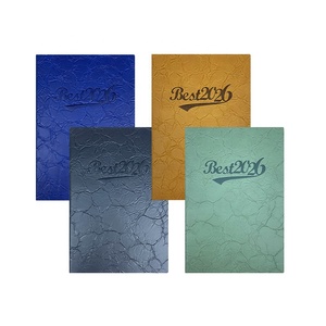 2026 <span class=keywords><strong>New</strong></span> Arrival Chất lượng cao A5 PU da hàng tuần kế hoạch cá nhân vàng dập logo <span class=keywords><strong>softcover</strong></span> Nhật Ký - Product Image 2