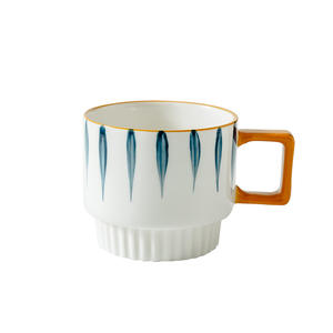 Tazas Creativas para el Desayuno, con Diseño Lindo y Personalizado, Pintadas a Mano, Estilo Japonés Simple, para Leche, Taza de Cerámica para el Hogar - Product Image 1