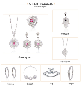 ZHILIAN cincin perak murni 925 wanita, desain kustom zirkon pernikahan pertunangan berlian untuk wanita - Product Image 6