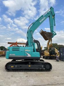 KOBELCO SK140 d'occasion, système INDr à faible bruit, Japon, 14 tonnes, excavatrice sur chenilles d'origine SK140LC SK 140 LC hydraulique pour la rénovation urbaine - Product Image 2