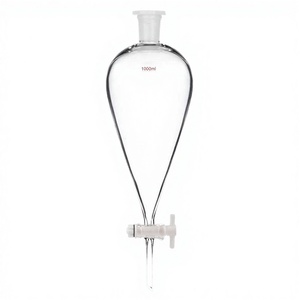 Entonnoir de séparation en verre borosilicate 3.3 gradué avec robinet PTFE pour filtration en laboratoire - Product Image 2