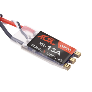 Controlador de velocidad electrónico (ESC) sin escobillas AGFRC Xeon Run BLHeli-S Serie XR-13A con Dshot y Damped Light, 2-4S OPTO para drones de carreras - Product Image 2