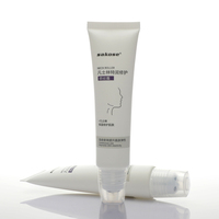 Tube souple en plastique PCR personnalisé pour emballage cosmétique, tube de massage à bille pour crème mains et cou, vente en gros