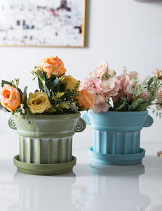P272 <span class=keywords><strong>Pot</strong></span> <span class=keywords><strong>de</strong></span> plantes en céramique fait à la main Pots <span class=keywords><strong>de</strong></span> pépinière pour plantes succulentes Bonsaï d'extérieur Poterie en <span class=keywords><strong>terre</strong></span> <span class=keywords><strong>cuite</strong></span> <span class=keywords><strong>de</strong></span> style rétro simple - Product Image 5