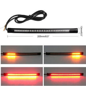 IP68 12-15V 48led double couleur <span class=keywords><strong>blanc</strong></span> jaune Auto moto tout-terrain frein tournant LED combinaison barre lumineuse - Product Image 5