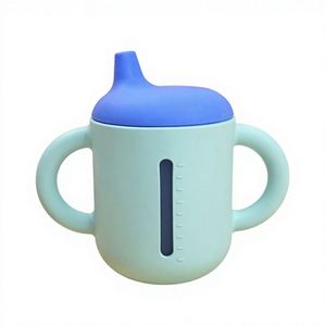 Vaso de Silicona para Bebés con Pajita, Personalizado con Logotipo, Ecológico, Venta al por Mayor - Product Image 1