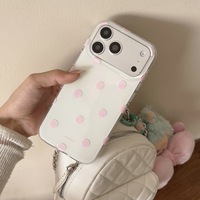 Coque de téléphone ZL116 bleue scintillante motif poisson pour iPhone 17/16 Pro Max, étui avec pendentif dessin animé pour iPhone 15/14 Plus