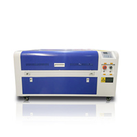 Nouvelle petite machine de gravure et de découpe laser CO2 6040 50W/60W/100W 600x400 de table, refroidie par eau, CNC, pour le bois/MDF/verre/AI