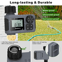 Minuterie d'eau numérique intelligente Vanne d'eau intelligente étanche automatique pour jardin pelouse maison-en plastique durable