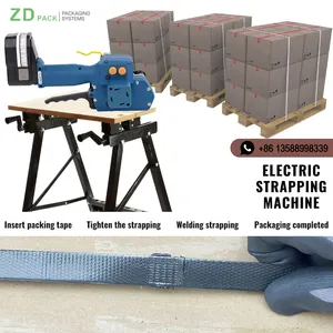 Portable Packer Heavy-duty Electric Strapping Machine Battery Packing Machine For PP And PET Packing Straps Strapping Machine