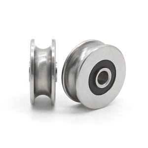 Roulement à billes à gorge profonde S626ZZ, poulie métallique en forme de U avec roue de guidage, support de câble métallique - Product Image 3