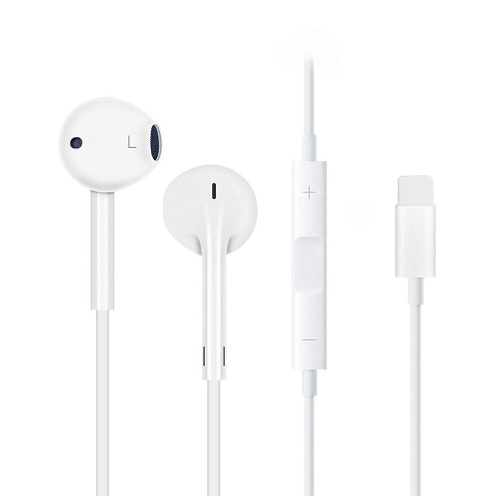Освещение In-ear проводные наушники для iPhone наушники с микрофоном для iPhone 7