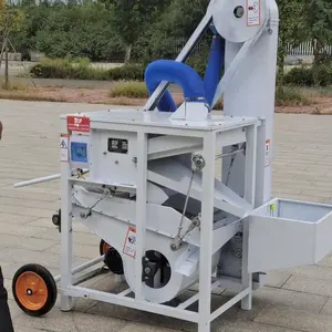Máquina de limpieza de granos Máquina de limpieza de semillas Selector de semillas de alta eficiencia para sembradora Limpiador de granos por vibración Limpieza de semillas de frijol - Product Image 3