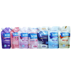 공장 재활용 500ml 세탁 비누 분말 식기 세척 액체 충전 및 캡 리필 백 1l 세탁 세제 스파우트 파우치 - Product Image 4