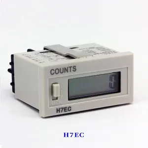H7EC petit fabricant de compteurs à affichage numérique LCD véritable compteur de poinçon de vente directe