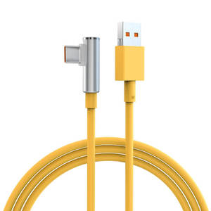 Câble de données USB-C 120W pour téléphones mobiles, coudé, charge rapide 6A, compatible <span class=keywords><strong>Apple</strong></span> et Huawei, <span class=keywords><strong>1m</strong></span> 2m - Product Image 1