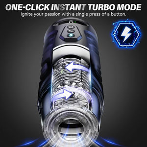 Coupe de masturbation électrique, jouets sexuels, masturbateur vaginal, secouement automatique, succion, gémissements sexy, masturbateur masculin - Product Image 4