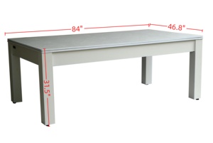 Mesa <span class=keywords><strong>de</strong></span> <span class=keywords><strong>billar</strong></span> portátil 2 en 1 <span class=keywords><strong>de</strong></span> <span class=keywords><strong>7</strong></span> <span class=keywords><strong>pies</strong></span>, diseño plegable para el hogar con retorno <span class=keywords><strong>de</strong></span> bolas, <span class=keywords><strong>billar</strong></span> interior y <span class=keywords><strong>billar</strong></span>, comedor, multijuegos - Product Image 2