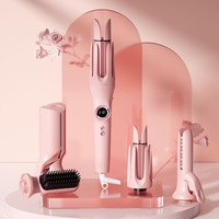 Fer à boucler automatique 5-en-1 - Peigne à boucler de 32 mm pour un lissage et des boucles permanents