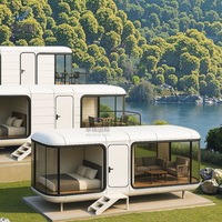 Capsule spatiale préfabriquée dosette de couchage intelligente chambre d'hôtel modulaire pour appartement auberge bureau vie confortable