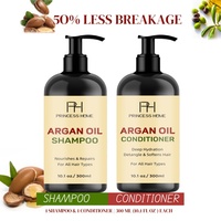 Logo Kustom 300ml Formula Sampo atau Kondisioner Minyak Argan Anti Ketombe Pengontrol Minyak Perawatan Rambut Harian