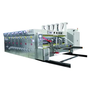 Ranuradora de impresión rotativa de corte de máquina de hacer caja de torta de la fábrica de maquinaria
