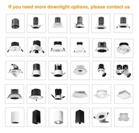 Lámpara de Techo Empotrada LED Ultrafina de Tres Colores para Interiores, para Hotel, Hogar, Oficina, Sala de Estar, 8W 12W 20W 40W