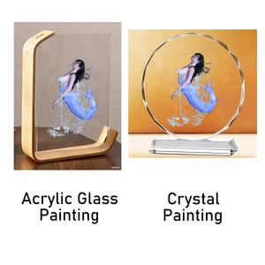 オリエンタルヌードデジタル油絵モダンな室内装飾フレームウォールアートキャンバスサポートセクシーな絵セクシーな女性絵画ヌードアート - Product Image 3