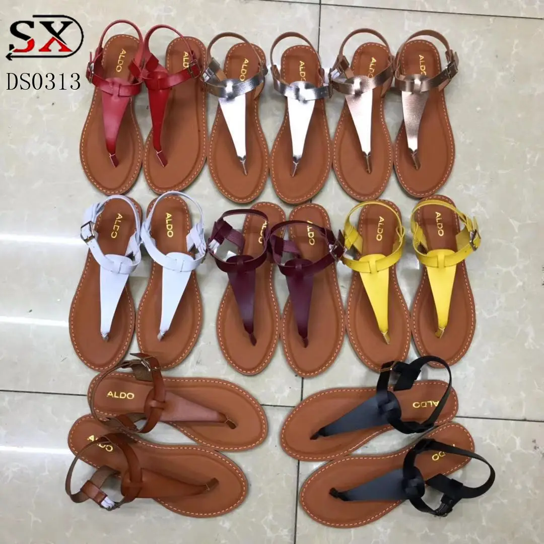 Sandal Kulit Musim Panas Kustom Wanita Grosir untuk Sandal Wanita Antiselip Sandal dan Sandal Wanita