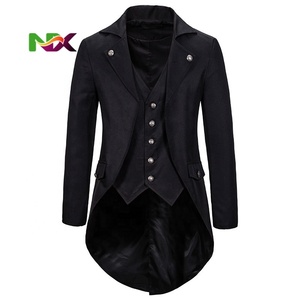 Chaqueta de Esmoquin <span class=keywords><strong>Victoriana</strong></span> Medieval Gótica Steampunk 2025 para <span class=keywords><strong>Hombre</strong></span>, Disfraz de Cosplay para <span class=keywords><strong>Hombre</strong></span>, <span class=keywords><strong>Ropa</strong></span> para Fiesta de Halloween - Product Image 6