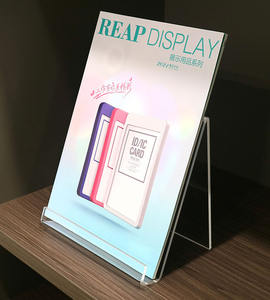 Gran oferta, soporte de acrílico transparente <span class=keywords><strong>para</strong></span> libros con pantalla de repisa <span class=keywords><strong>para</strong></span> álbumes, libros, hojas de música, otros artículos - Product Image 4